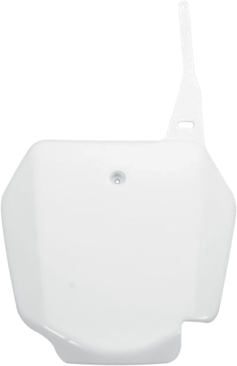 UFO Front Number Board - Suzuki RM85 2002-18 - White