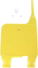 UFO Inverted Fork Number Board - Suzuki RM 125/250 1989-95 - Yellow