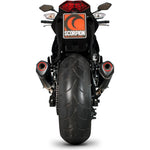 Scorpion Serket Taper Carbon Oval Exhaust For Kawasaki Z1000 2010-2013