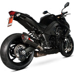 Scorpion Serket Taper Carbon Oval Exhaust For Kawasaki Z1000 2010-2013