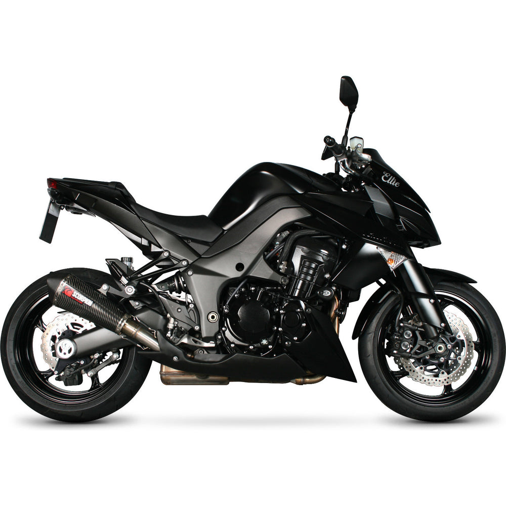 Scorpion Serket Taper Carbon Oval Exhaust For Kawasaki Z1000 2010-2013