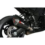 Scorpion Serket Taper Carbon Oval Exhaust For Kawasaki Z1000 2010-2013