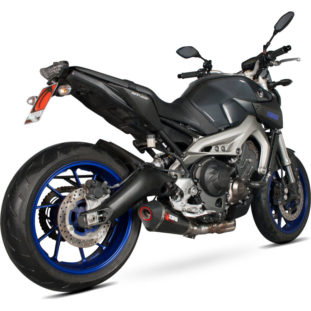 Scorpion Serket Taper Carbon Oval Exhaust - Yamaha MT-09 2013 - 2020