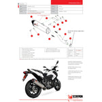 Scorpion Serket Parallel Carbon Oval Exhaust For Honda NC 750 2014-2018
