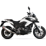 Scorpion Serket Parallel Stainless Oval Exhaust For Honda NC 750 2014-2018