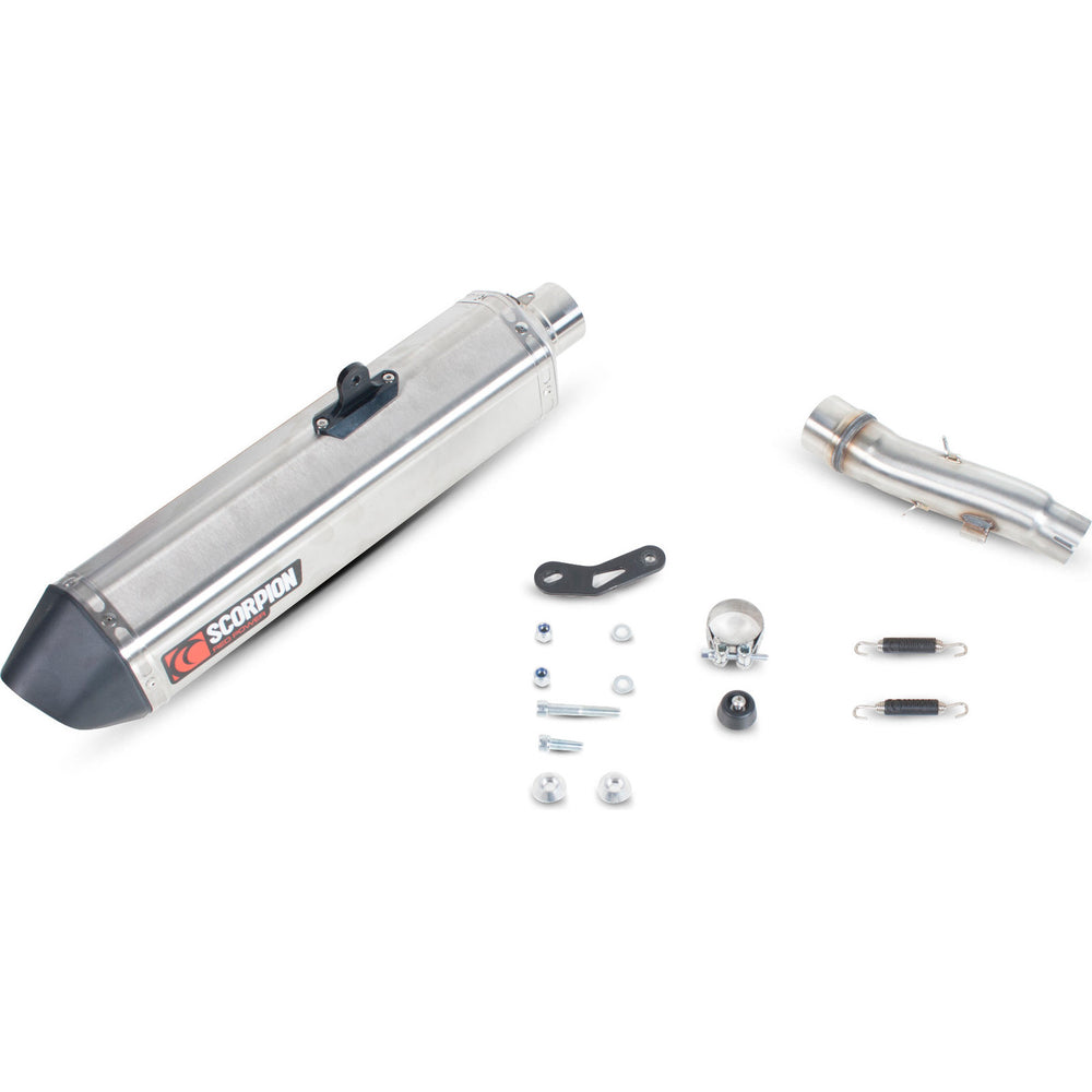 Scorpion Serket Parallel Stainless Oval Exhaust For Honda NC 750 2014-2018