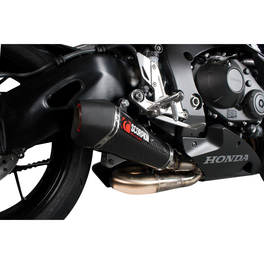 Scorpion Serket Taper Carbon Oval Exhaust - Honda CBR 1000 RR 2014 - 2016