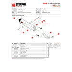 Scorpion Serket Parallel Stainless Oval Exhaust For Suzuki V-Strom 1000 2014-2019