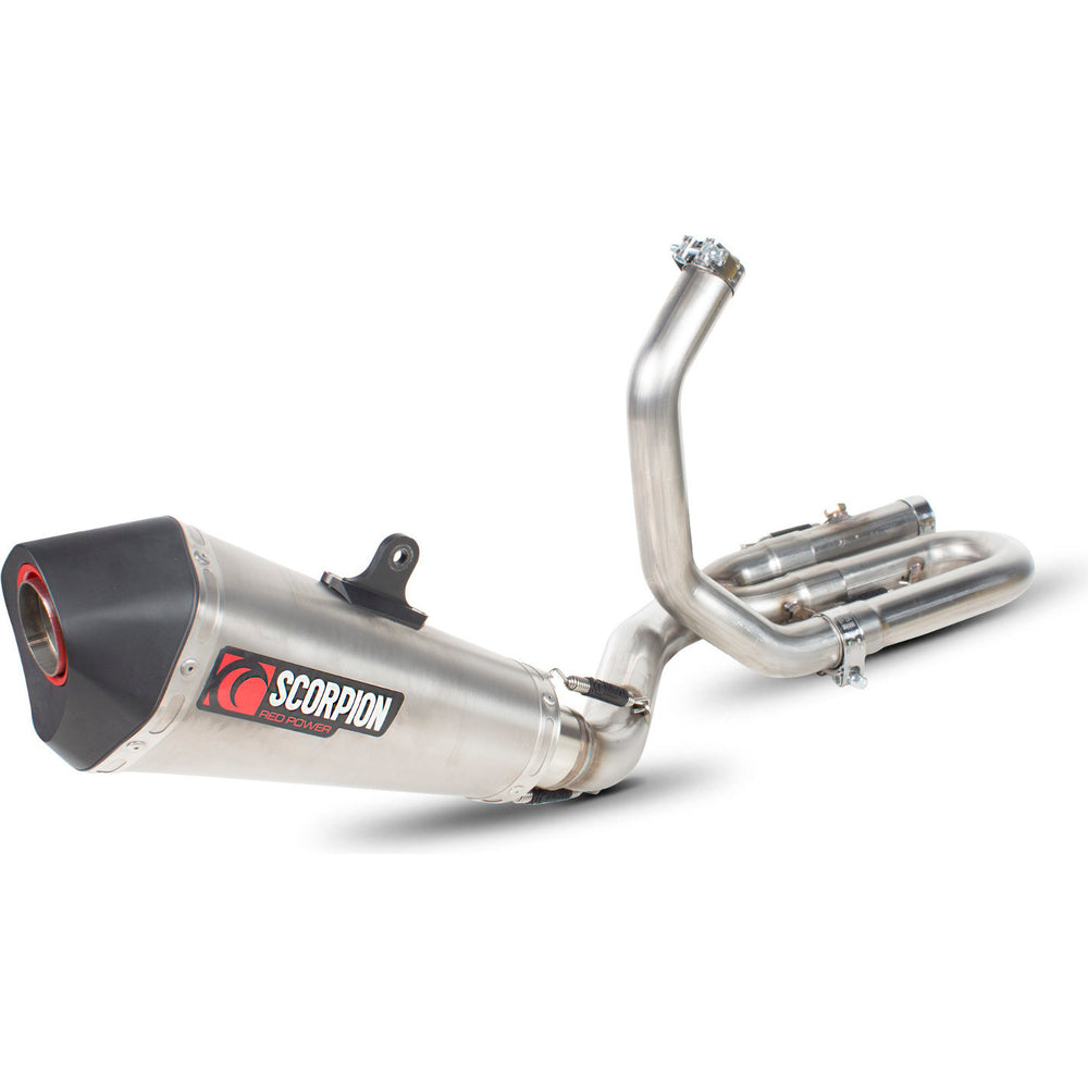 Scorpion Serket Taper Stainless Oval Exhaust For Suzuki Gladius 650 2009-2016