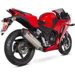 Scorpion Serket Parallel Stainless Oval Exhaust For Honda CBR 300 R 2014-2019