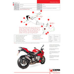 Scorpion Serket Taper Stainless Oval Exhaust - BMW S1000R 2014-Current