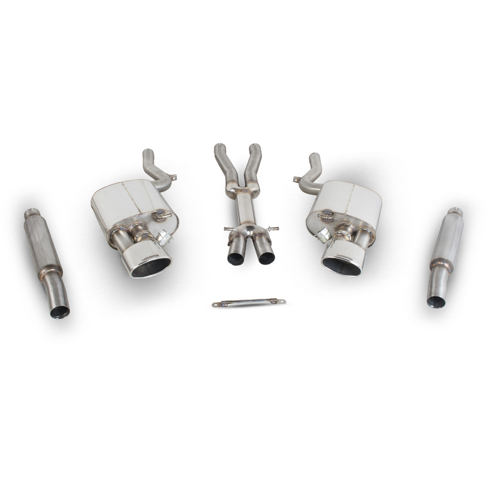Scorpion Exhaust Cat-Back (Res) Twin Evo R - Audi RS4 4.2 V8 B7 2006-2008