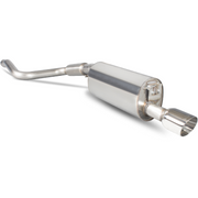 Scorpion Exhaust Cat-Back (Resonated) 100mm Polished Daytona Trim for Ford Fiesta ST150 2004-2008