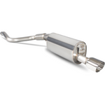 Scorpion Exhaust Cat-Back (Resonated) 100mm Polished Daytona Trim for Ford Fiesta ST150 2004-2008