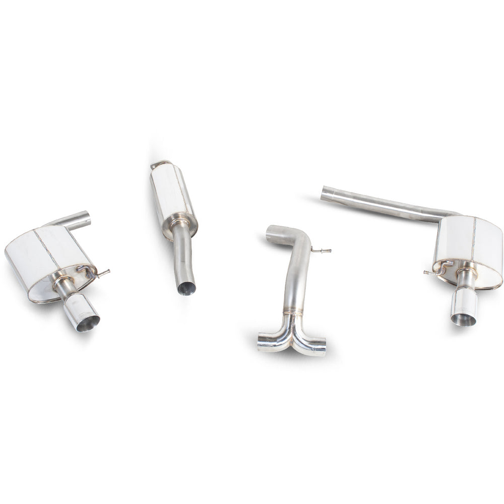 Scorpion Exhaust Cat-Back (Res) Twin Daytona - Ford Mondeo 2.5 Turbo Hatchback 2007-2011