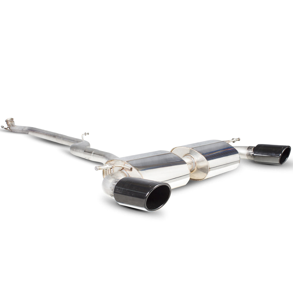 Scorpion Exhaust Cat-Back Twin Evo BLK - Mercedes A-Class A180 Sport (Petrol) 2012 - 2015