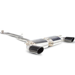 Scorpion Exhaust Cat-Back Twin Evo BLK - Mercedes A-Class A180 Sport (Petrol) 2012 - 2015