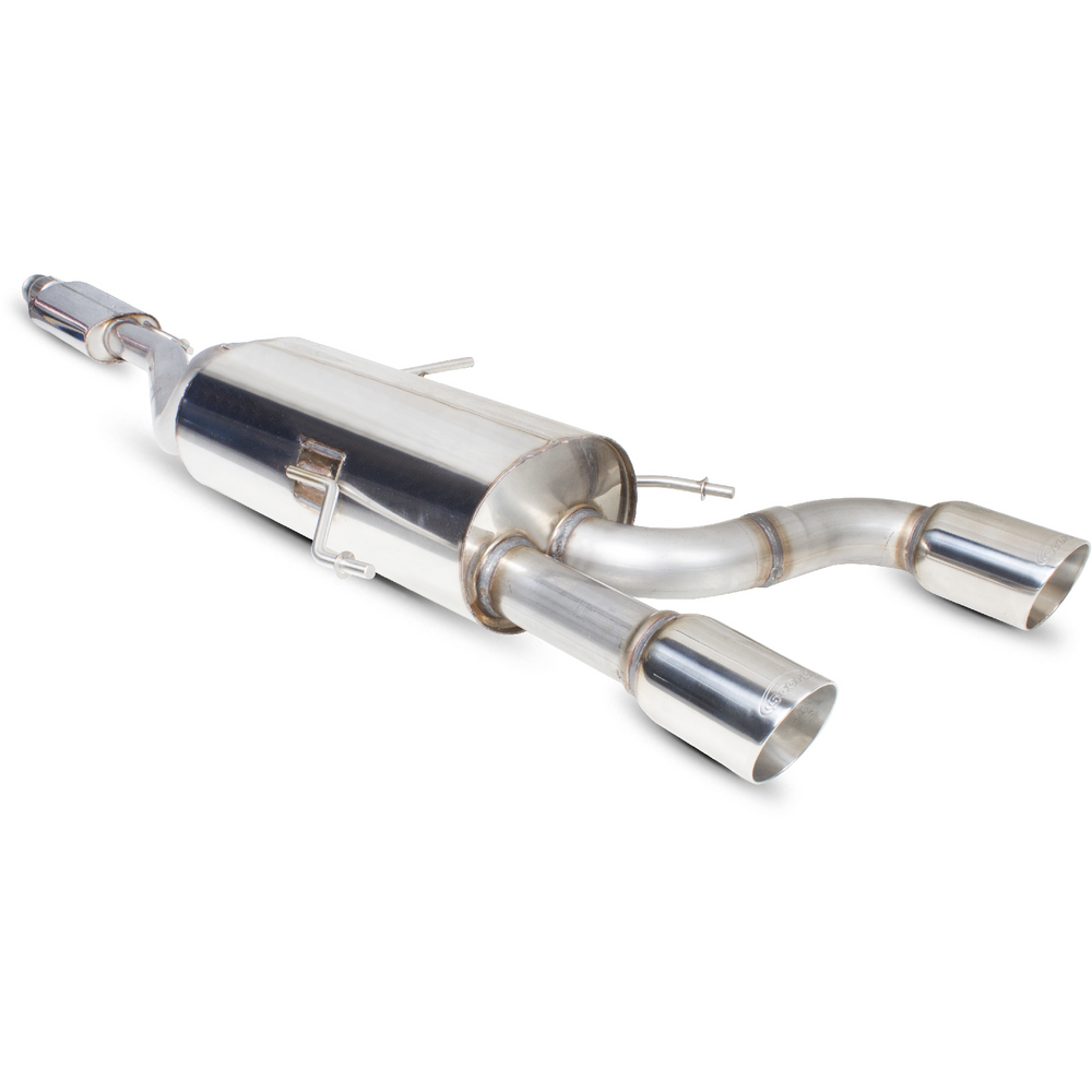 Scorpion Exhaust Cat-Back (Res) Twin Daytona - Renault Clio MK2 2.0 182 2003 - 2006