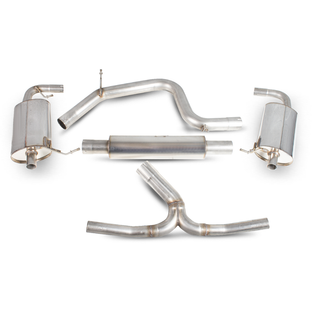Scorpion Exhaust Cat-Back (Res) - Skoda Octavia vRS 2.0 TFSi 2013 - 2018