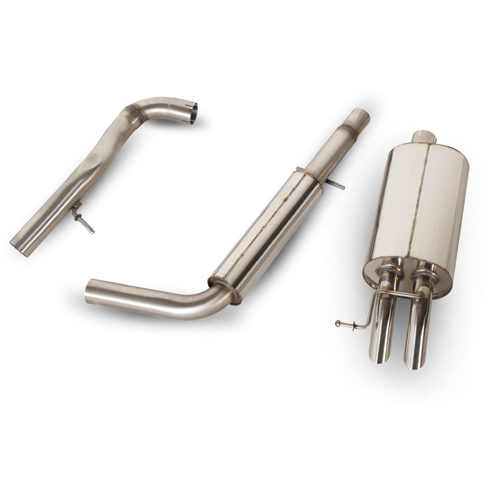 Scorpion Exhaust Cat-Back (Resonated) Twin Stealth - Volkswagen Golf MK4