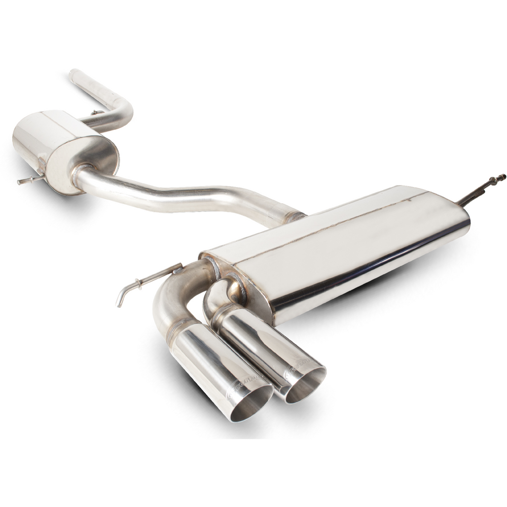 Scorpion Exhaust Cat-Back (Resonated) Twin STW - Volkswagen Scirocco 1.4/2.0 TSI & 2.0 TDI 2008 - 2015