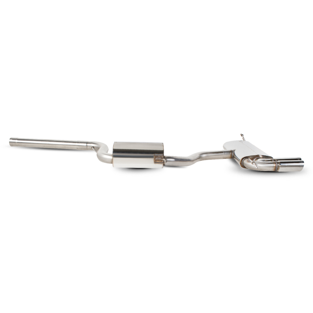 Scorpion Exhaust Cat-Back (Resonated) Twin STW - Volkswagen Scirocco 1.4/2.0 TSI & 2.0 TDI 2008 - 2015