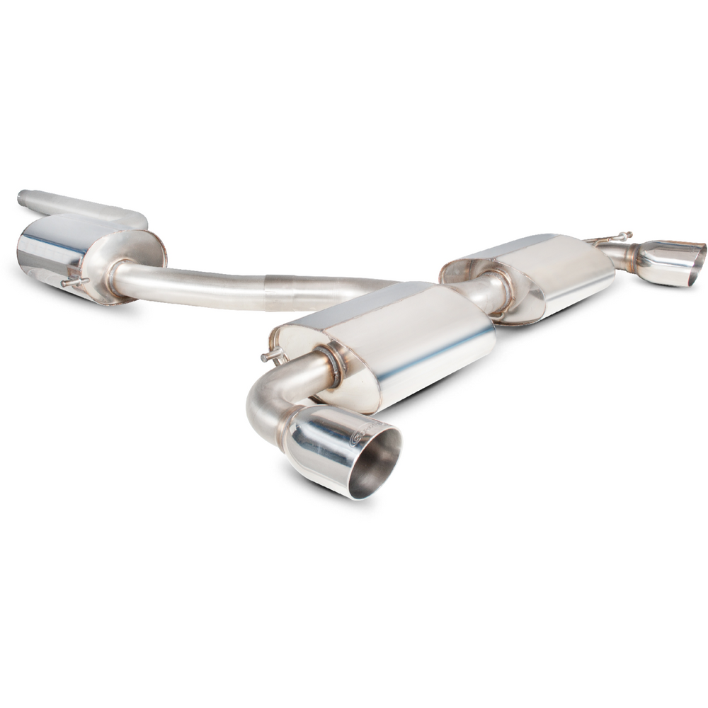Scorpion Exhaust Cat-Back (Res) Twin Daytona - Volkswagen Scirocco R 2009 - 2017