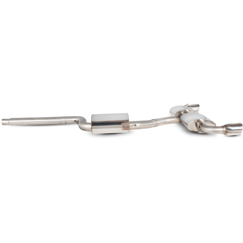 Scorpion Exhaust Cat-Back (Res) Twin Daytona - Volkswagen Scirocco R 2009 - 2017