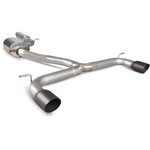 Scorpion Exhaust Cat-Back (Resonated) Twin Daytona BLK - Volkswagen Golf MK7 GTI 2013 - 2016