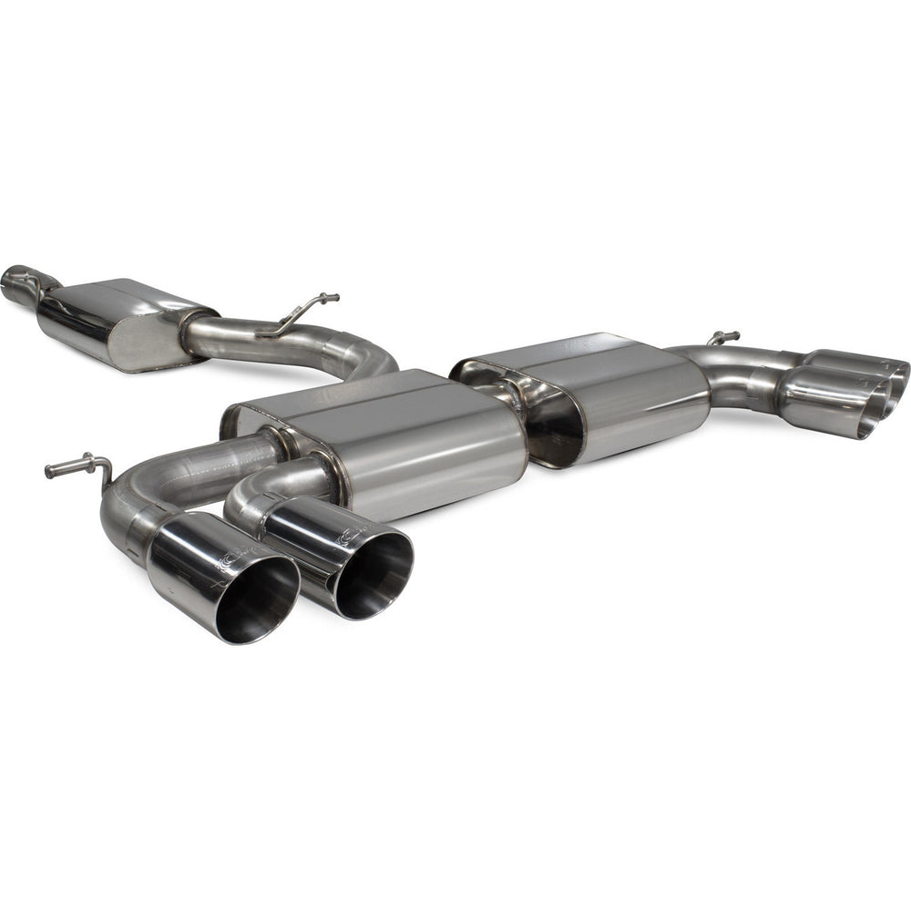 Scorpion Exhaust Cat-Back (Resonated) Quad Daytona - Volkswagen Golf MK7 R 2014 - 2016