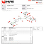 Scorpion Exhaust Cat-Back (Resonated) Quad Daytona - Volkswagen Golf MK7 R 2014 - 2016