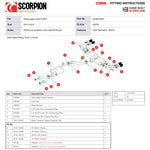 Scorpion Exhaust Cat-Back (Resonated) Quad Daytona BLK - Volkswagen Golf MK7 R 2014 - 2016