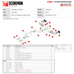 Scorpion Exhaust Cat-Back (Resonated) Quad Daytona BLK - Volkswagen Golf MK7 R 2014 - 2016