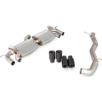 Scorpion Exhaust Cat-Back (Valved) Quad Daytona BLK - Volkswagen Golf R MK7 2014 - 2016