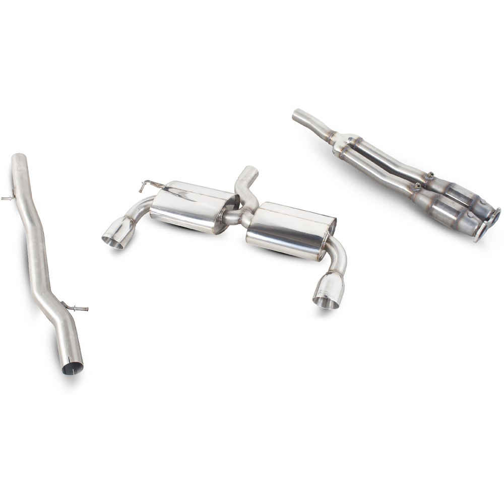 Scorpion Exhaust Full System + Sports Cats Twin Daytona - Volkswagen Golf MK4 R32 03-05