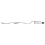Scorpion Exhaust Cat-Back (Resonated) Daytona BLK - Vauxhall Corsa D 1.4 Turbo Black Edition 12+