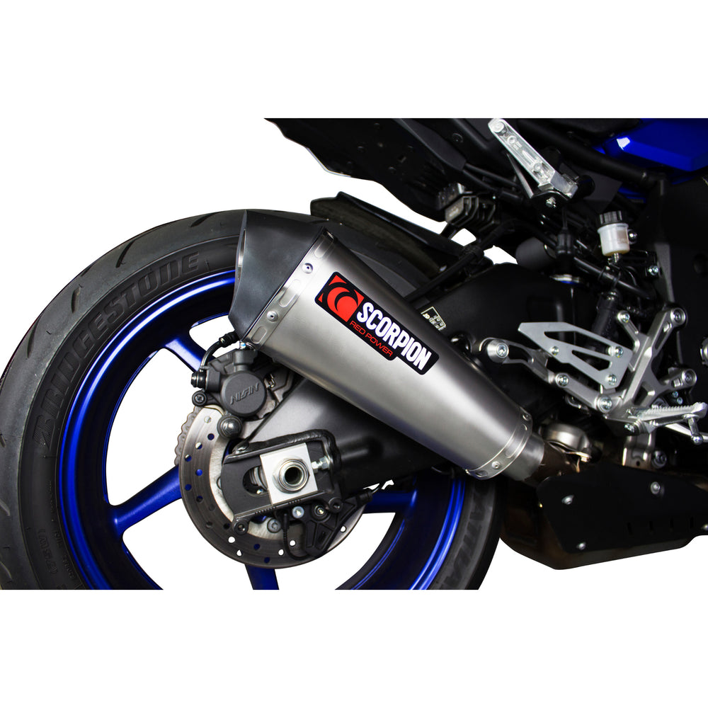 Scorpion Serket Taper Titanium Oval Exhaust For Yamaha MT-10 2016-2021