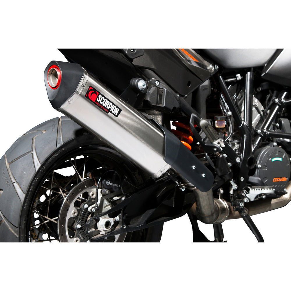 Scorpion Serket Parallel Stainless Oval Exhaust For KTM 1190 Adventure 2013-2016