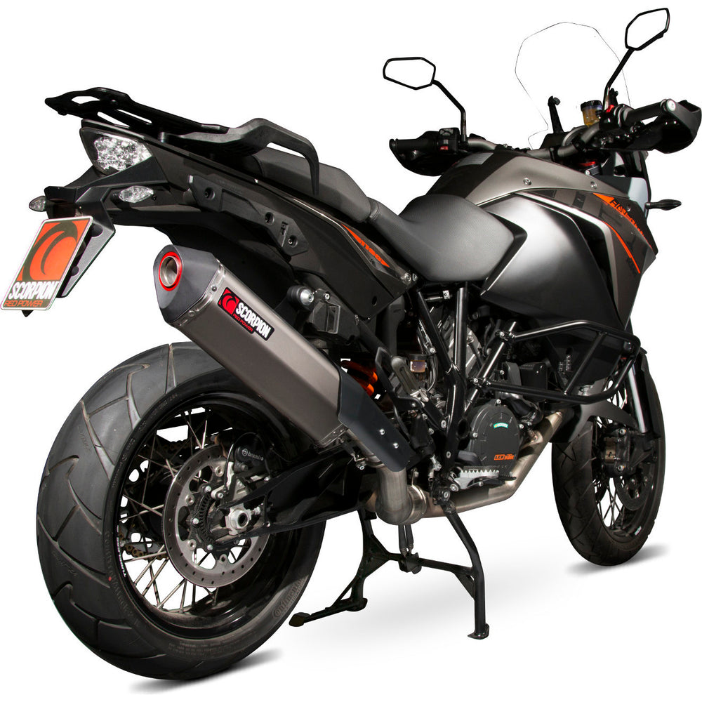 Scorpion Serket Parallel Titanium Oval Exhaust For KTM 1190 Adventure 2013-2016