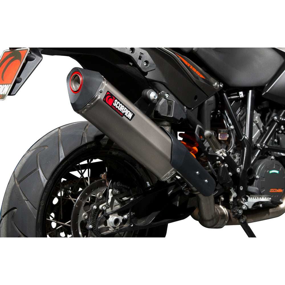 Scorpion Serket Parallel Titanium Oval Exhaust For KTM 1190 Adventure 2013-2016