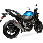 Scorpion Serket Parallel Stainless Oval Exhaust For Suzuki SV 650 2016-2021