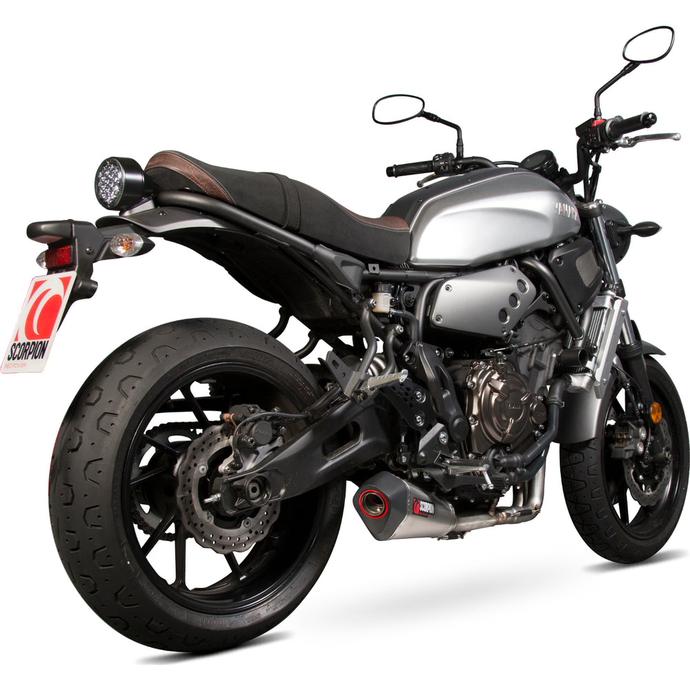 Scorpion Serket Taper Titanium Oval Exhaust For Yamaha XSR 700 2016-2020