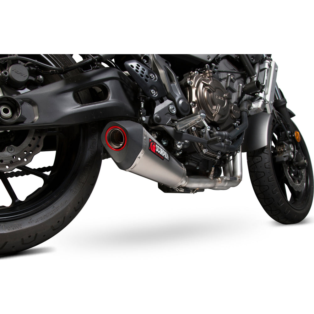 Scorpion Serket Taper Titanium Oval Exhaust For Yamaha XSR 700 2016-2020
