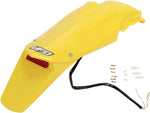 UFO Enduro Rear Fender With LED Light - Husqvarna WR 2005-13 - Yellow