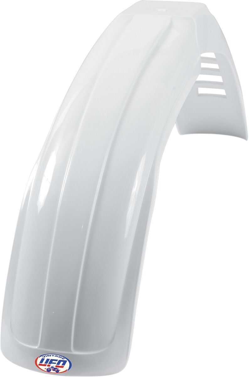 UFO Universal Vintage MX/Enduro Front Fender - Large - 1978-83 Models - White