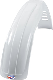 UFO Universal Vintage MX/Enduro Front Fender - Large - 1978-83 Models - White
