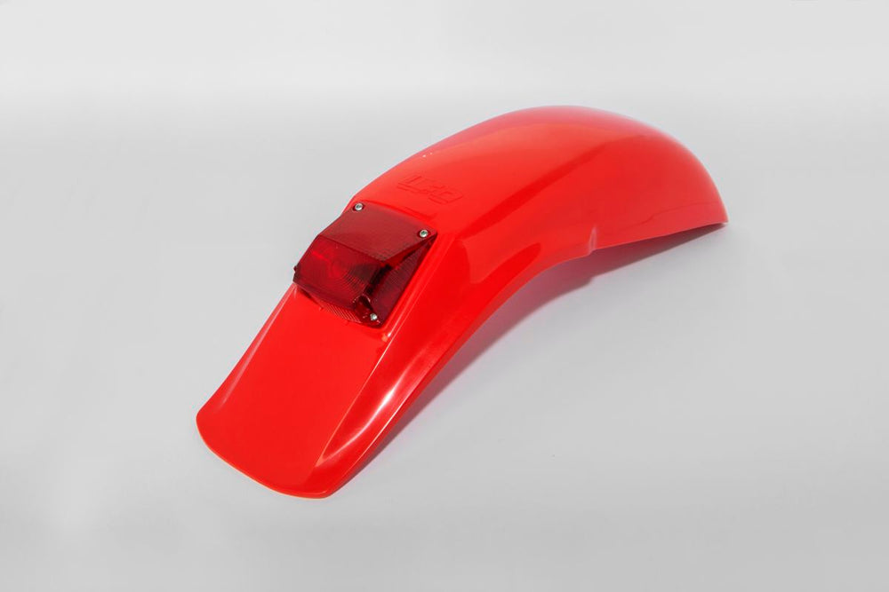 UFO Universal Vintage Rear Fender With Light - Red