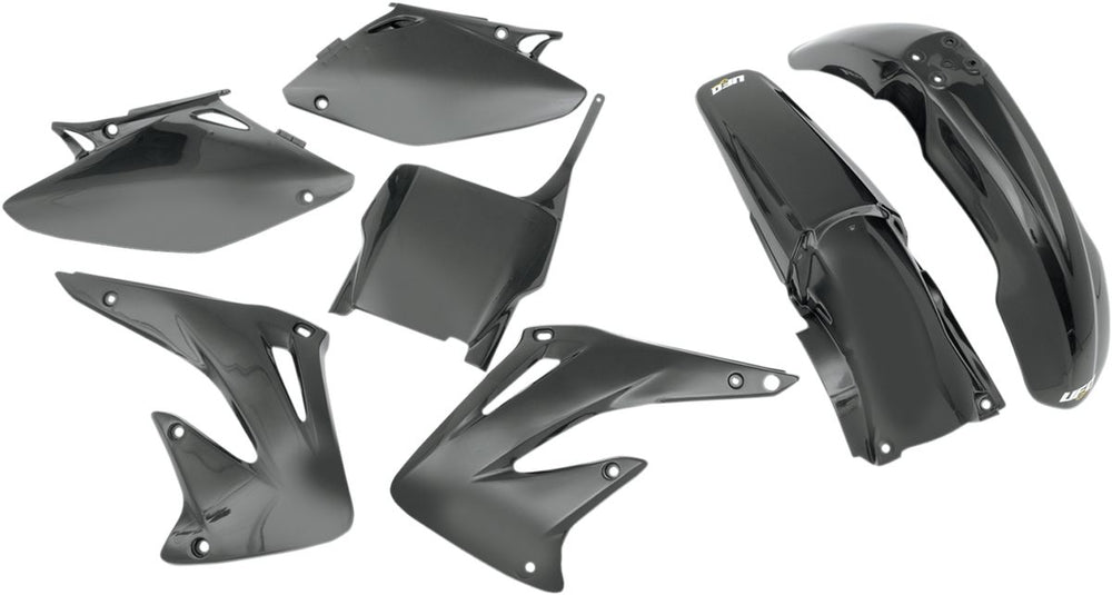UFO Full Plastics Kit - Honda CRF450R 2004 - Black