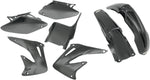 UFO Full Plastics Kit - Honda CRF450R 2004 - Black