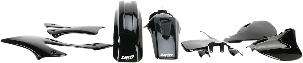 UFO Plastics Kit - Kawasaki KX 125/250 2000-02 - Black